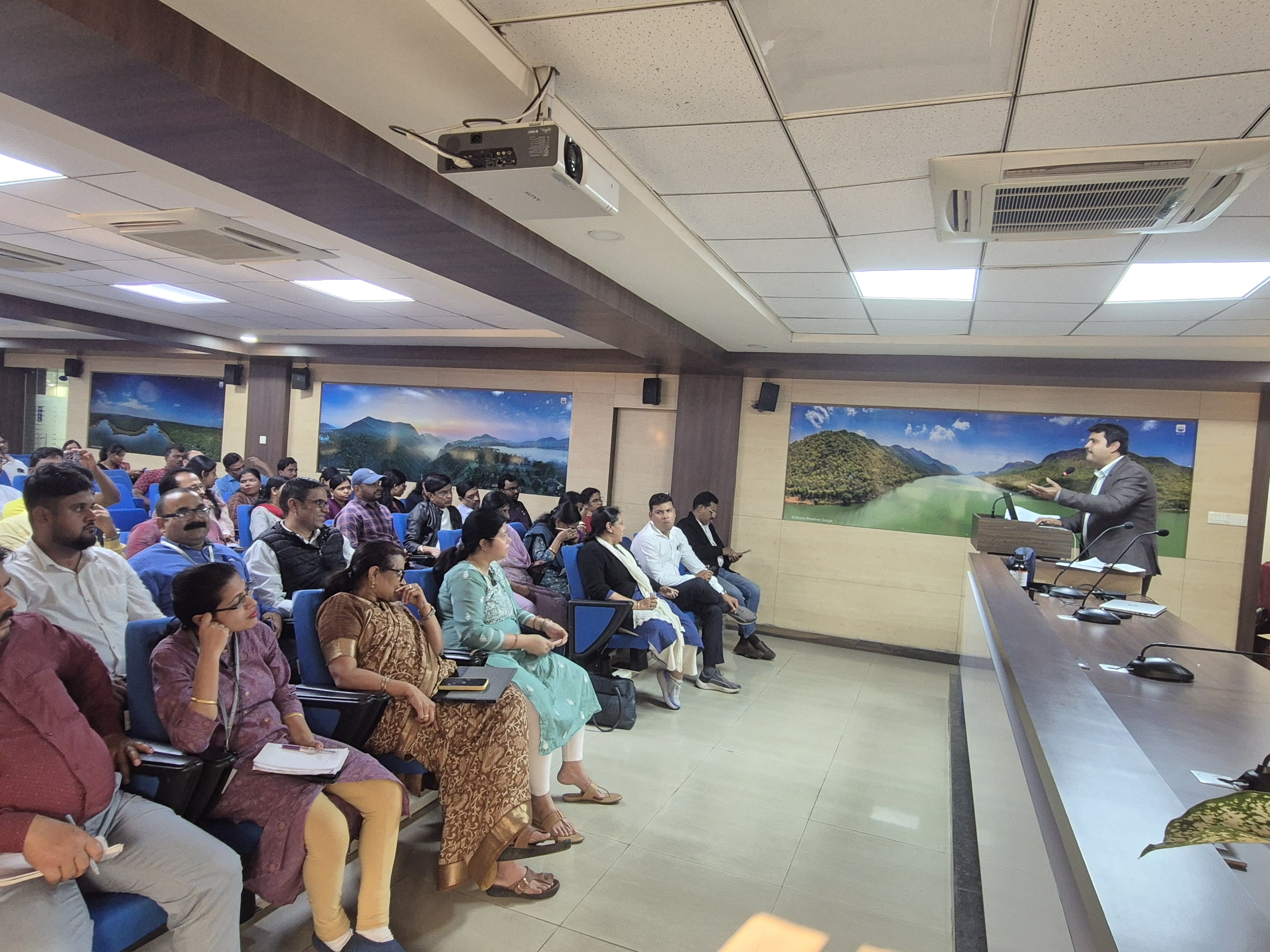 Large audience training session